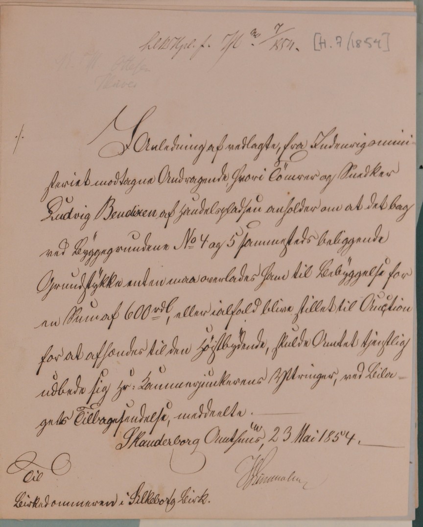 Byråd, indkomne sager, bilag