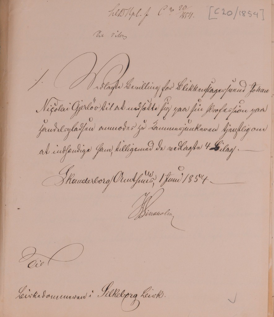 Byråd, indkomne sager, bilag