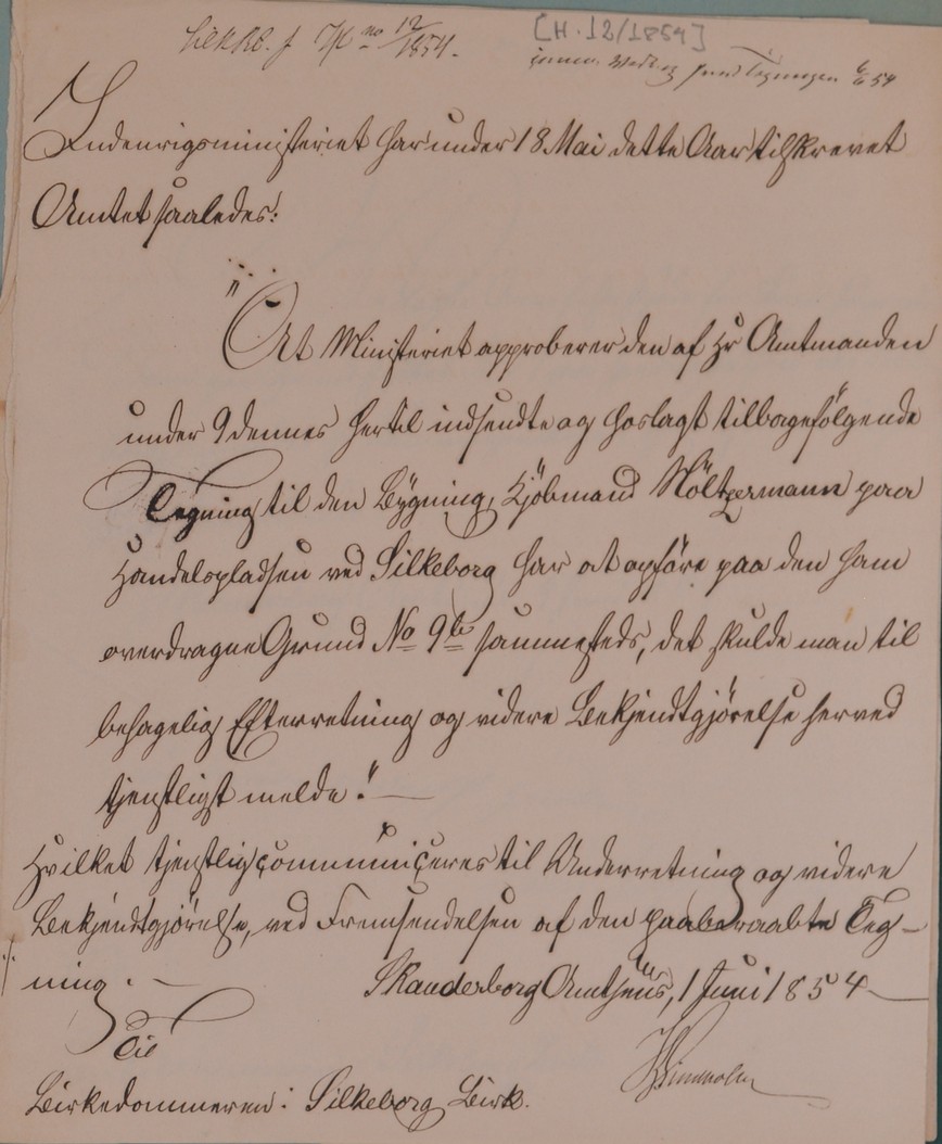 Byråd, indkomne sager, bilag