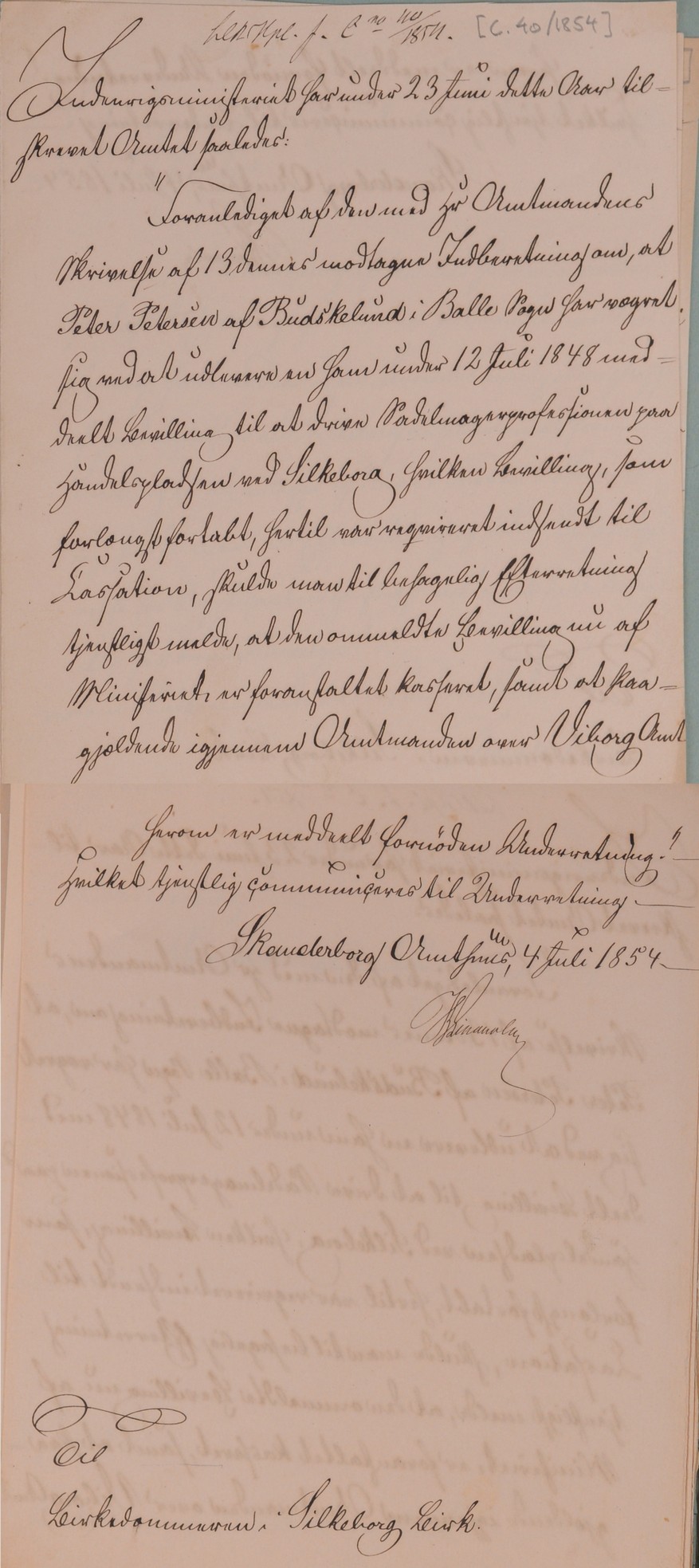 Byråd, indkomne sager, bilag