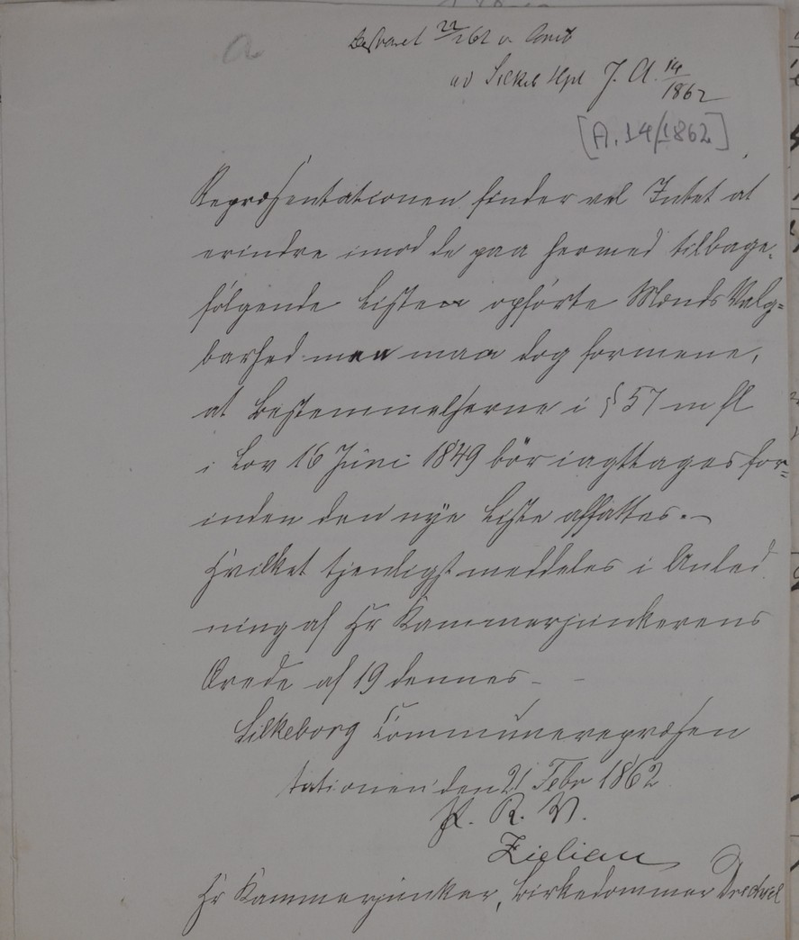 Byråd, indkomne sager, bilag