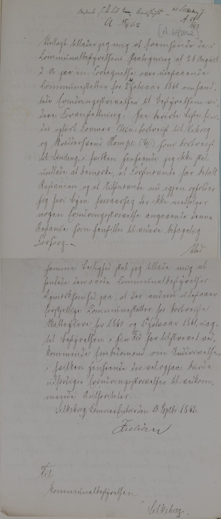 Byråd, indkomne sager, bilag
