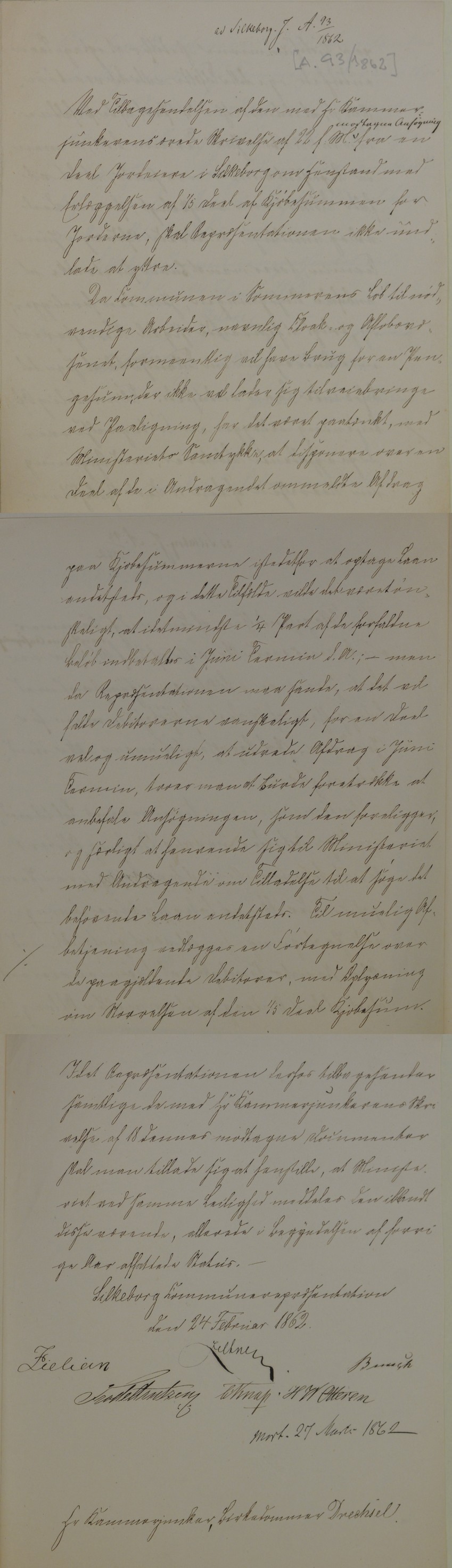 Byråd, indkomne sager, bilag