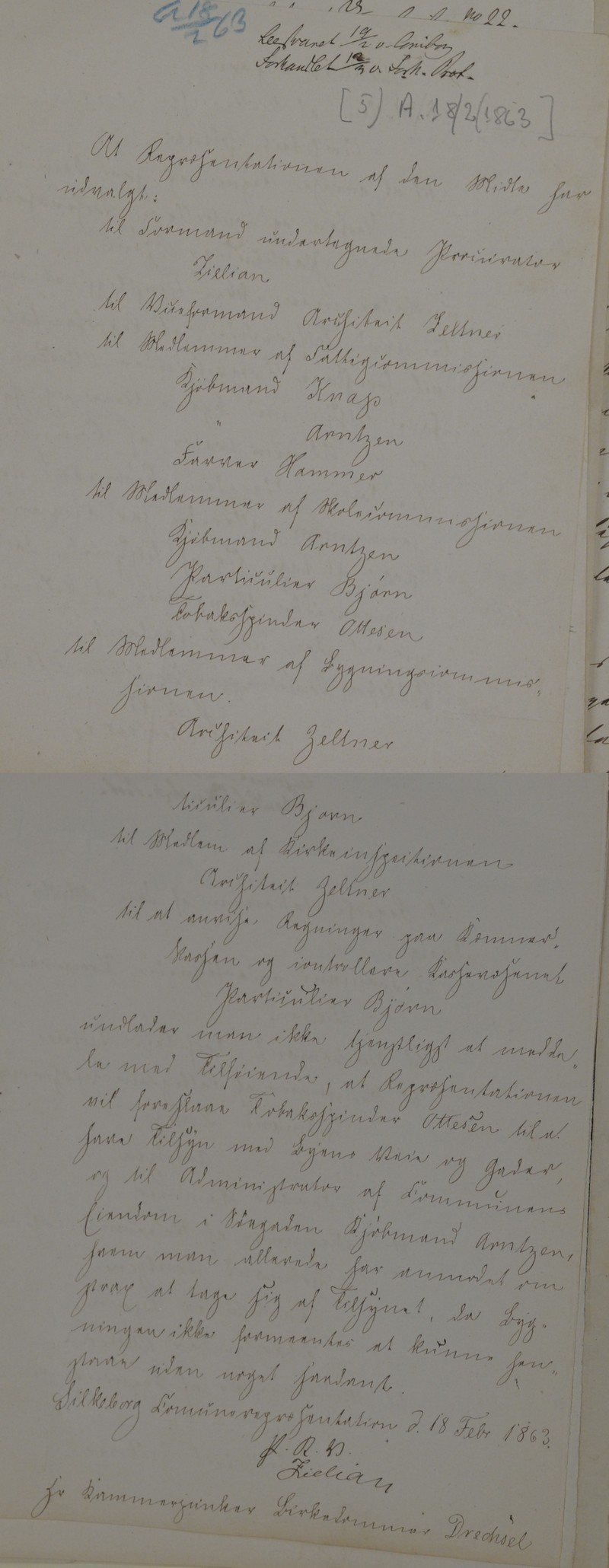 Byråd, indkomne sager, bilag